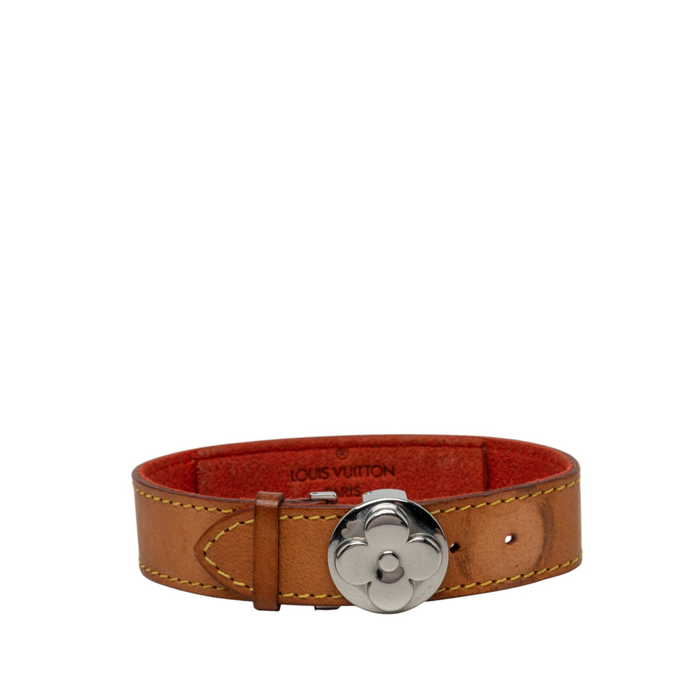 Pre-Loved Louis Vuitton Vachetta Monogram Wish Bracelet